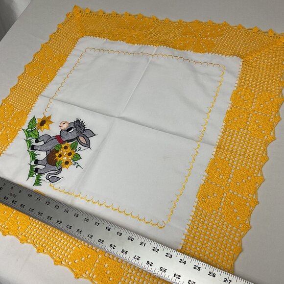 Cervilletas echas a mano Handmade napkins from Mexico - Picture 5 of 5